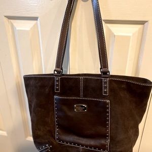 Michael Kors Suede Handbag